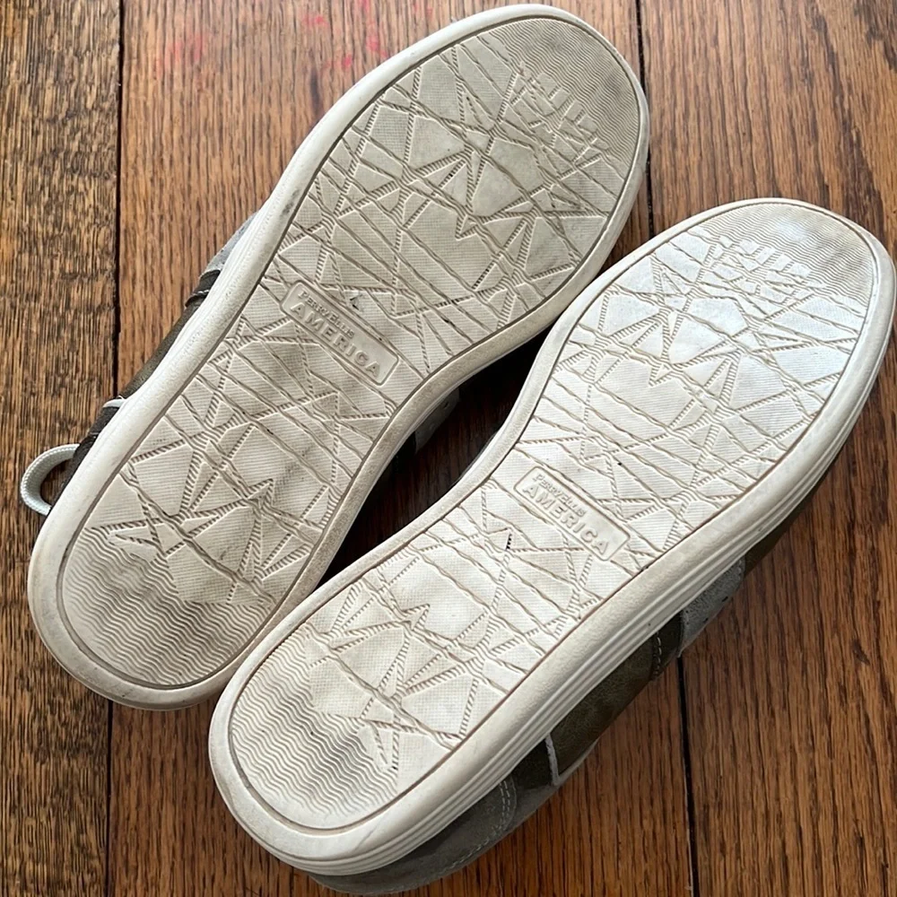 Perry Ellis America Suede Leather Lace Up Sneakers - Size 10